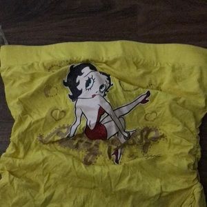 Betty boop shirt sleeve top